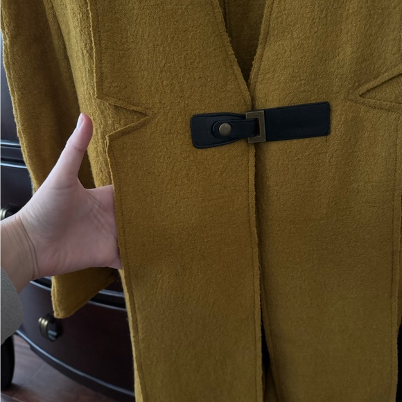 Rebecca King gorgeous one-of-a-kind mustard jacket coat/cardigan - Picture 4 of 8